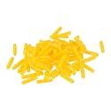 uxcell 100pcs Rubber End Caps 2mm ID Vinyl Cap Cover Screw Protectors Yellow