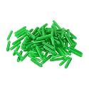 uxcell 100pcs Rubber End Caps 2mm ID Vinyl PVC Round Tube Bolt Cap Cover Screw Thread Protectors Green