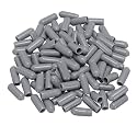 uxcell 100pcs Rubber End Caps 5mm(3/16") ID Vinyl PVC Round Tube Bolt Cap Cover Screw Thread Protectors Grey