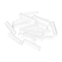 uxcell 100pcs Rubber End Caps Protective Caps 1.5mm ID Vinyl PVC Round Tube Bolt Cap Cover Screw Thread Protectors Clear