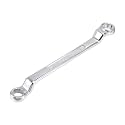 uxcell 10mm x 12mm Metric 12 Point Offset Double Box End Wrench Chrome Plated, Cr-V Steel