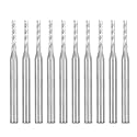 uxcell 10Pcs 1.6mm Carbide End Mill Engraving Milling Cutter CNC Router Bits for PCB Machine, 1/8" Shank