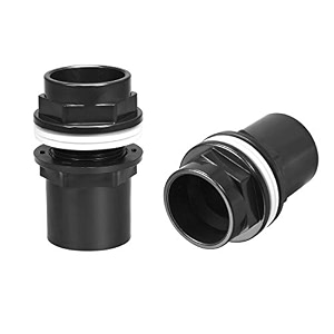 uxcell 114 id pvc aquarium water pipe connector joint straight tubes hose connector fish tanks accessories 2pcs