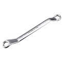 uxcell 11mm x 13mm Metric 12 Point Offset Double Box End Wrench Chrome Plated, Cr-V Steel