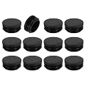 uxcell Round Plastic Plug,40mm(1.57") OD Furniture Leg Pipe Insert 12Pcs