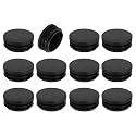 uxcell Round Plastic Plug,42mm(1.65") OD Furniture Leg Pipe Insert 12Pcs