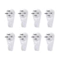 uxcell 13lbs Hardwall Hanger for Hardware, Fasteners Hooks Wall Mount Non-Mark Hook Picture Photo Frame Hangers, 100 Pcs
