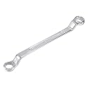 uxcell 16mm x 18mm Metric 12 Point Offset Double Box End Wrench Chrome Plated, Cr-V Steel
