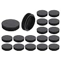 uxcell Round Plastic Plug,60mm(2.36") OD Furniture Leg Pipe Insert 18Pcs