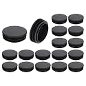 uxcell Round Plastic Plug,50mm(1.97") OD Furniture Leg Pipe Insert 18Pcs