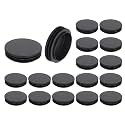uxcell Round Plastic Plug,63mm(2.48") OD Furniture Leg Pipe Insert 18Pcs