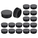 uxcell Round Plastic Plug,42mm(1.65") OD Furniture Leg Pipe Insert 18Pcs