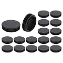 uxcell Round Plastic Plug,58mm(2.28") OD Furniture Leg Pipe Insert 18Pcs