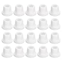 uxcell 20 Pieces White Plug Holes, T11 Waterproof Rubber Button Plug for 11mm / 0.43" Hole