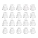 uxcell 20 Pieces White Plug Holes, T12 Waterproof Rubber Button Plug for 12mm / 0.47" Hole