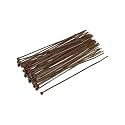 uxcell 200pcs Cable Zip Ties 6 Inch x 0.1 Inch Self-Locking Nylon Tie Wraps Brown