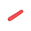 uxcell 20pcs Rubber End Caps 1.3mm ID Vinyl Round Tube Bolt Cap Cover Thread Protectors Red