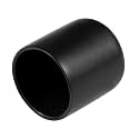 uxcell 20pcs Rubber End Caps 1 1/8"(28mm) ID Vinyl Round Tube Bolt Cap Cover Thread Protectors Black