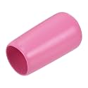 uxcell 20pcs Rubber End Caps 10mm(3/8 inch) ID Vinyl PVC Round Tube Bolt Cap Cover Screw Thread Protectors Pink