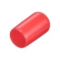 uxcell 20pcs Rubber End Caps 11.5mm ID Vinyl Round Tube Bolt Cap Cover Thread Protectors Red
