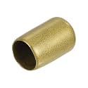uxcell 20pcs Rubber End Caps 12.5mm(1/2 inch) ID Vinyl Round Tube Bolt Cap Cover Thread Protectors Gold