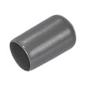 uxcell 20pcs Rubber End Caps 12mm(1/2") ID Vinyl PVC Round Tube Bolt Cap Cover Screw Thread Protectors Dark Grey