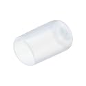 uxcell 20pcs Rubber End Caps 12mm(1/2") ID Vinyl PVC Round Tube Bolt Cap Cover Screw Thread Protectors Clear