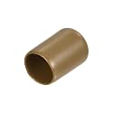 uxcell 20pcs Rubber End Caps 14.5mm ID Vinyl PVC Round Tube Bolt Cap Cover Screw Thread Protectors Light Brown
