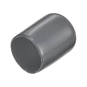 uxcell 20pcs Rubber End Caps 14.5mm ID Vinyl Round Tube Bolt Cap Cover Thread Protectors Dark Grey