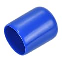 uxcell 20pcs Rubber End Caps 15mm ID Vinyl Round Tube Bolt Cap Cover Screw Thread Protectors Blue