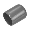 uxcell 20pcs Rubber End Caps 15mm ID Vinyl PVC Round Tube Bolt Cap Cover Screw Thread Protectors Dark Grey