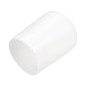 uxcell 20pcs Rubber End Caps 16mm ID Vinyl Round End Cap Cover Screw Thread Protectors White