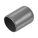 uxcell 20pcs Rubber End Caps 17mm ID Vinyl PVC Round Tube Bolt Cap Cover Screw Thread Protectors Dark Grey