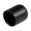 uxcell 20pcs Rubber End Caps 18mm ID Vinyl Round Tube Bolt Cap Cover Thread Protectors Black