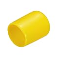 uxcell 20pcs Rubber End Caps 19mm(3/4") ID Vinyl PVC Round Tube Bolt Cap Cover Screw Thread Protectors Yellow