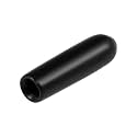 uxcell 20pcs Rubber End Caps 2.5mm ID Vinyl Round Tube Bolt Cap Cover Thread Protectors Black