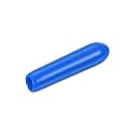 uxcell 20pcs Rubber End Caps 2.5mm ID Vinyl PVC Round Tube Bolt Cap Cover Screw Thread Protectors Blue