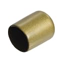 uxcell 20pcs Rubber End Caps 21mm ID Vinyl Round Tube Bolt Cap Cover Thread Protectors Gold