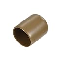uxcell 20pcs Rubber End Caps 21mm ID Vinyl PVC Round Tube Bolt Cap Cover Screw Thread Protectors Light Brown