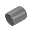 uxcell 20pcs Rubber End Caps 21mm ID Vinyl PVC Round Tube Bolt Cap Cover Screw Thread Protectors Dark Grey