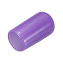 uxcell 20pcs Rubber End Caps 10mm(3/8") ID Vinyl PVC Round Tube Bolt Cap Cover Screw Thread Protectors,Purple