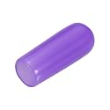 uxcell 20pcs Rubber End Caps 5mm(3/16") ID Vinyl PVC Round Tube Bolt Cap Cover Screw Thread Protectors,Purple