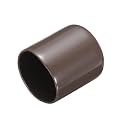 uxcell 20pcs Rubber End Caps 22mm ID Vinyl Round Tube Bolt Cap Cover Screw Thread Protectors Brown