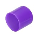 uxcell 20pcs Rubber End Caps 22mm ID Vinyl Round Tube Bolt Cap Cover Screw Thread Protectors Purple
