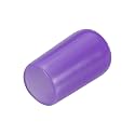uxcell 20pcs Rubber End Caps 8mm(5/16") ID Vinyl PVC Round Tube Bolt Cap Cover Screw Thread Protectors,Purple