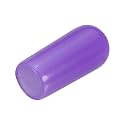 uxcell 20pcs Rubber End Caps 6mm(1/4") ID Vinyl PVC Round Tube Bolt Cap Cover Screw Thread Protectors,Purple