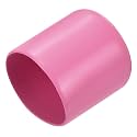 uxcell 20pcs Rubber End Caps 23mm ID Vinyl PVC Round Tube Bolt Cap Cover Screw Thread Protectors Pink