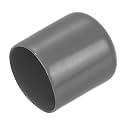 uxcell 20pcs Rubber End Caps 23mm ID Vinyl PVC Round Tube Bolt Cap Cover Screw Thread Protectors Dark Grey