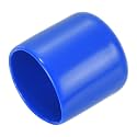 uxcell 20pcs Rubber End Caps 24mm ID Vinyl Round Tube Bolt Cap Cover Screw Thread Protectors Blue