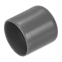 uxcell 20pcs Rubber End Caps 25mm(1") ID Vinyl PVC Round Tube Bolt Cap Cover Screw Thread Protectors Dark Grey